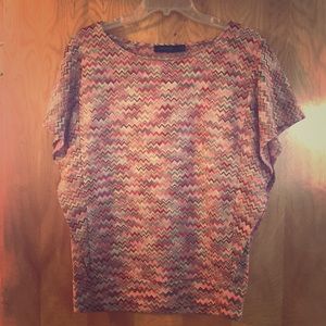 Limited short sleeve sweater.